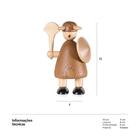 Viking Miniatura De Madeira - Médio - Short