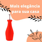 Vinagreiro De Porcelana 350ml Vermelho Assar E Servir Germer
