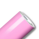 Vinil Adesivo 2m X 50cm Rosa A Prova D'água Para Envelopament