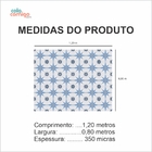 Vinil Adesivo Piso Box Ladrilho Antiderrapante Losangos - 1,2