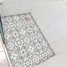 Vinil Adesivo Piso Box Patchwork Cinza  Antiderrapante - 1,20