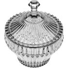 Violin Potiche Bomboniere 20x17x17cm Vidro Transparente