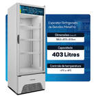 Visa Cooler Refrigerador Expositor de Bebidas Vertical 2 a 8º