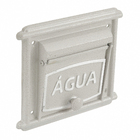 Visor de Água Branco 20x20cm Prates & Barbosa