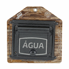 Visor de Água Prata 20x20cm Prates & Barbosa