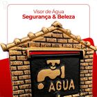 Visor De Agua Tipo Casinha Aluminio Ouro