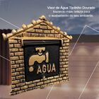 Visor De Agua Tipo Casinha Aluminio Ouro