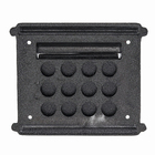 Visor de Gás Prata 20x20cm Prates & Barbosa