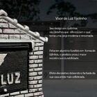 Visor De Luz Tipo Casinha Aluminio Prata