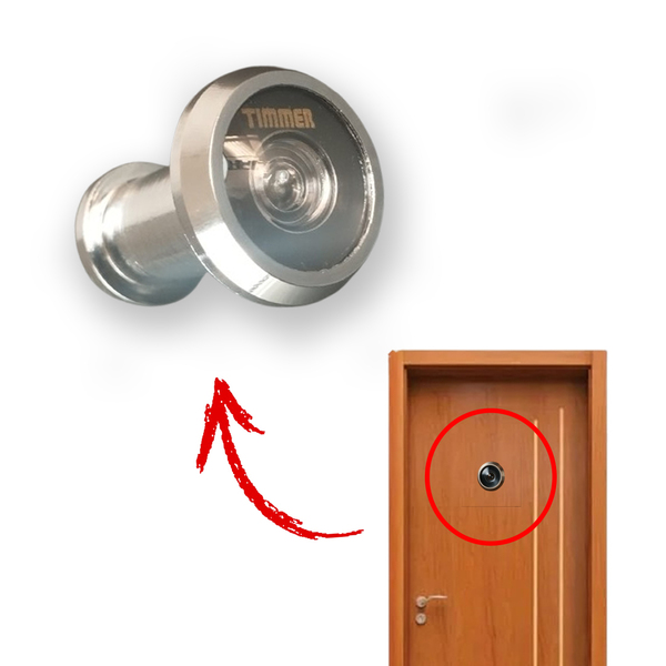 Visor Olho Magico Timmer Cromado 25-42mm 77777