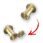 Visor Olho Magico Timmer Oxidado C/ Tampa 25-42mm 97775 Doura