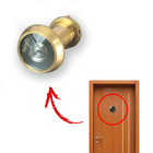 Visor Olho Magico Timmer Oxidado C/ Tampa 25-42mm 97775 Doura