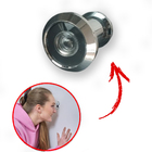 Visor Para Porta Olho Mágico Cromado - Soprano