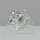 Vitrally Castiçal Suporte Para Vela 11x12x12cm Cristal Transp