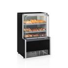 Vitrine Estufa Com Bandeja 75 Cm Preto 220v Gelopar Meqa-075r