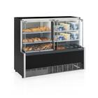Vitrine Expositora Quente E Fria 140 Cm 127v Gelopar Gqra-140