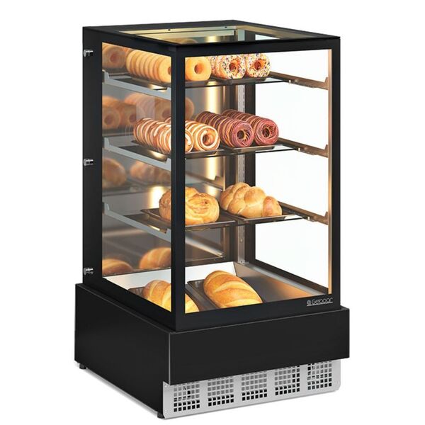 Vitrine Neutra Conveniência Gourmet Mgen070 Preto Bivolt Gelo