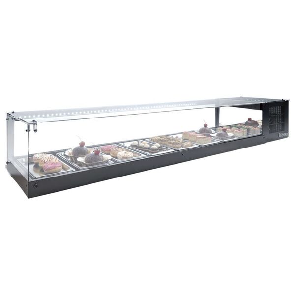 Vitrine Refrigerada De Bancada Sem Bandejas Com Termostato Gv