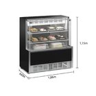 Vitrine Refrigerada Gelopar Dupla Função 1,10 M Preto 220v Gp