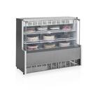 Vitrine Refrigerada Gelopar Dupla Função 1,40 M Inox 50-60hz