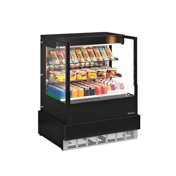 Vitrine Refrigerada Gelopar Dupla Função 1 M Preto 127v Ggea-