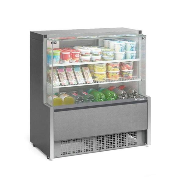 Vitrine Refrigerada Gelopar Universal 110 Cm Inox 127v Gpsa-1