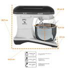 Vitrine Titanium Premium Quente Expositor Padarias 145cm 60ºc