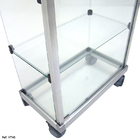 Vitrine Torre Modulado Em Vidro - 0,60 X 1,60 X 0,30