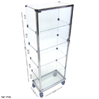 Vitrine Torre Modulado Em Vidro - 0,60 X 1,60 X 0,30