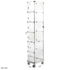 Vitrine Torre Vidro Modulado - 0,40 X 1,90 X 0,30