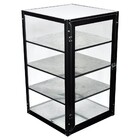 Vitrine Vertical 3 Andares Expositora Seca Porta Bandeira