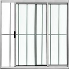 Vitro 2 Folhas 1,00 X 1,50 C/ Grade Total Alumínio Brilhante