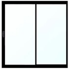 Vitro 2 Folhas 1,20 X 1,20 Alumínio Preto