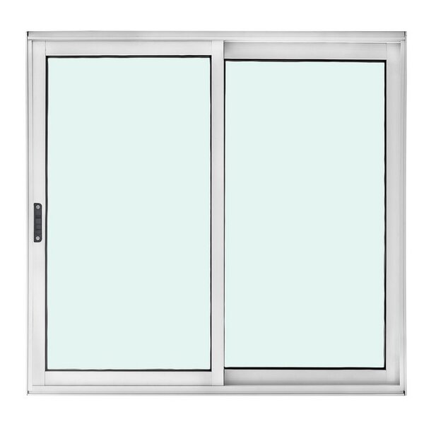 Vitrô 2 Folhas De Correr  - Alumínio Branco 1,00 X 1,00m
