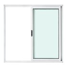 Vitrô 2 Folhas De Correr  - Alumínio Branco 1,20 X 1,20m