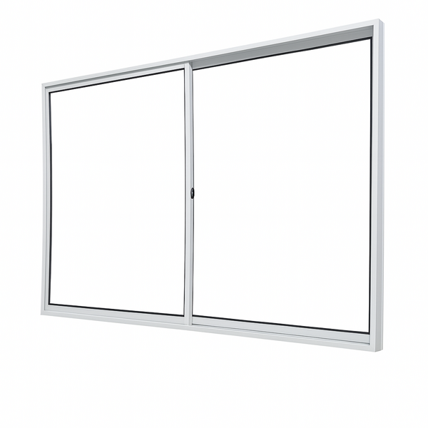 Vitrô 2 Folhas De Correr Aluminio Branco 1,00x1,50