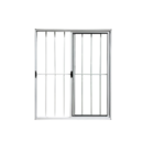 Vitrô 2 Folhas De Correr Aluminio Branco Com Grade 1,20x1,50