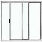 Vitrô 2 Folhas De Correr - Alumínio Brilhante  1,00 X 1,20m