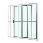 Vitrô 2 Folhas De Correr C/ Grade Total - Alumínio Branco 1,2