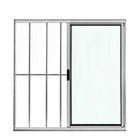 Vitrô 2 Folhas De Correr C/grade Parcial - Alumínio Brilhante