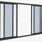 Vitro 4 Folhas 1,00 X 1,20 Sem Grade Alumínio Preto