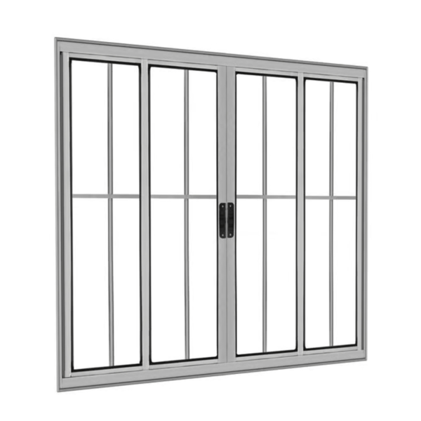 Vitro 4 Folhas 100x150 C/ Grade Brilhante