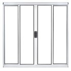 Vitrô 4 Folhas De Correr  - Alumínio Branco 1,00 X 2,00