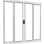 Vitrô 4 Folhas De Correr  - Alumínio Branco 1,20 X 2,00