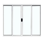 Vitrô 4 Folhas De Correr Aluminio Branco  1.00x1.00