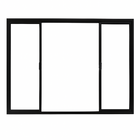 Vitrô 4 Folhas De Correr Aluminio Preto 1,00x1,20