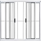 Vitrô 4 Folhas De Correr C/ Grade Total  - Alumínio Branco 1,