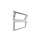 Vitro Basculante Alumínio Branco 40x40 Linha Esmeralda