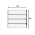 Vitro Basculante Alumínio Branco 80 (a) X 60 (l) - Hale
