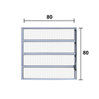 Vitro Basculante Alumínio Branco 80 (a) X 80 (l) - Hale
